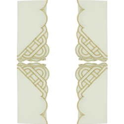 Saro Lifestyle 1729 Braid Emroidered Napkin