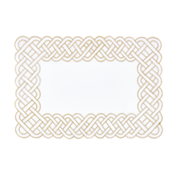 Saro Lifestyle 1729 Braid Emroidered Placemat