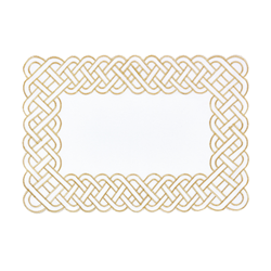 saro lifestyle 1729 Braid Emroidered Placemat