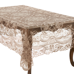 saro lifestyle 1738 All Over Lace Tablecloth