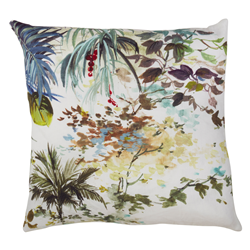 saro lifestyle 1761 Tropical Linen Pillow