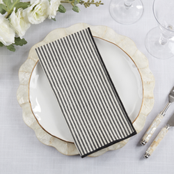 Saro Lifestyle 1800 Striped Napkin