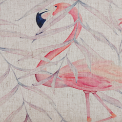 Saro Lifestyle 1811 - Flamingo Pillow - Poly Filled