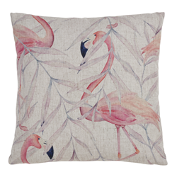 saro lifestyle 1811 - Flamingo Pillow - Poly Filled