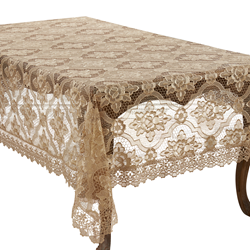 saro lifestyle 1819 All Over Lace Tablecloth