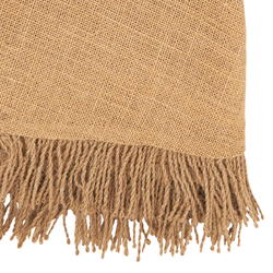 Saro Lifestyle 1837 Jute Tassel Tablecloth