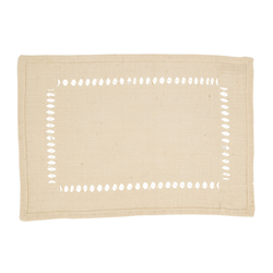 Saro Lifestyle 1900 Jute Hemstitch Placemat