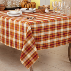 Saro Lifestyle 1910 Plaid Tablecloth