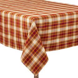 saro lifestyle 1910 Plaid Tablecloth