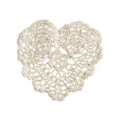 Saro Lifestyle 20003 Crochet Lace Doily