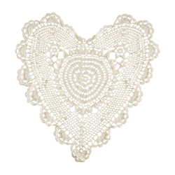 saro lifestyle 20003 Crochet Lace Doily