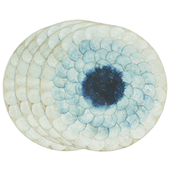 Saro Lifestyle 2052 Capiz Colorburst Placemat