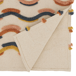 Saro Lifestyle 2057 Fringe Lace Appliqué Runner