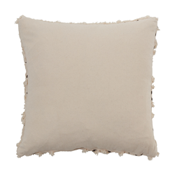 Saro Lifestyle 206 Tufted Block Print Pillow