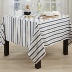 Saro Lifestyle 2090 Striped Tablecloth