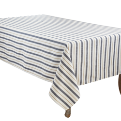 saro lifestyle 2090 Striped Tablecloth