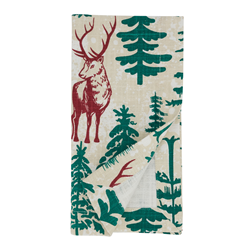 Saro Lifestyle 2109 Deer And Trees Napkin