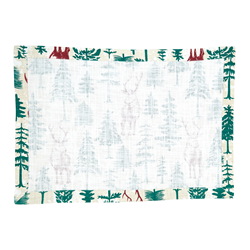 Saro Lifestyle 2109 Deer And Trees Placemat