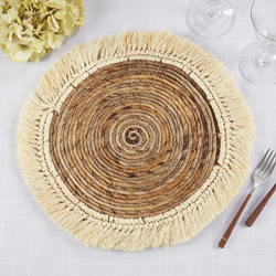 Saro Lifestyle 2120 Raffia Abaca Placemat
