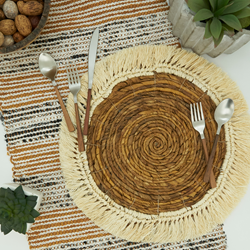 Saro Lifestyle 2120 Raffia Abaca Placemat