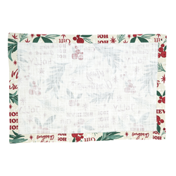 Saro Lifestyle 2128 Holly Christmas Placemat