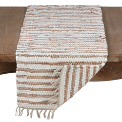 Saro Lifestyle 2129 Foil Strip Chindi Runner