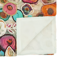 Saro Lifestyle 2142 Floral Embroidered Runner