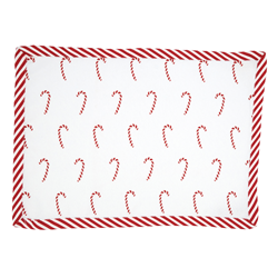 saro lifestyle 2198 Candy Cane Placemat