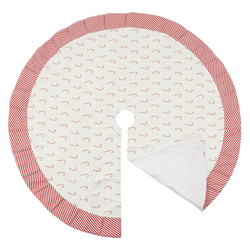 Saro Lifestyle 2198 Candy Cane Tree Skirt