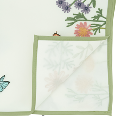Saro Lifestyle 223 Flowers And Butterflies Runner
