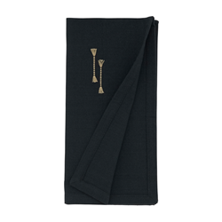 Saro Lifestyle 2263 Fringe Line Napkin