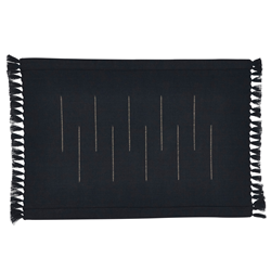 Saro Lifestyle 2263 Fringe Line Placemat