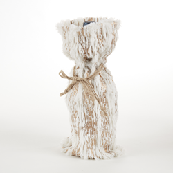 Saro Lifestyle 2323 Foil Print Faux Fur Bottle Bag