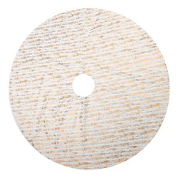 Saro Lifestyle 2323 Foil Print Faux Fur Tree Skirt