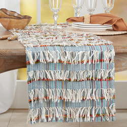 Saro Lifestyle 235 Shaggy Striped Runner