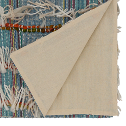 Saro Lifestyle 235 Shaggy Striped Runner