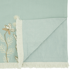 Saro Lifestyle 2452 Embroidered Floral Runner