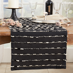 Saro Lifestyle 252 Stripe Runner