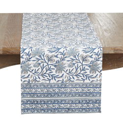 saro lifestyle 2521 Block Print Runner