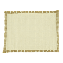 Saro Lifestyle 2544 Woven Stripe Placemat