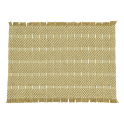 saro lifestyle 2544 Woven Stripe Placemat