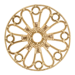 Saro Lifestyle 2573 Rattan Loop Placemat