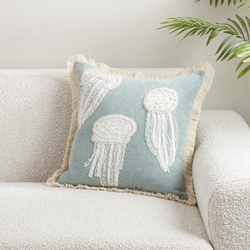 Saro Lifestyle 2661 Jellyfish Pillow