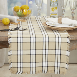 Saro Lifestyle 2853 Plaid Runner