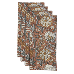 Saro Lifestyle 2925 Block Print Napkin