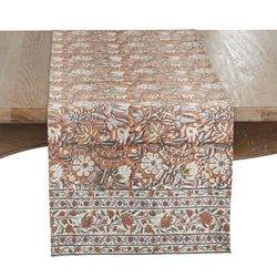 saro lifestyle 2925 Block Print Runner