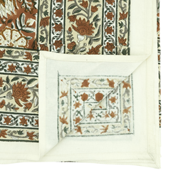 Saro Lifestyle 2925 Block Print Tablecloth