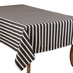 saro lifestyle 306 Striped Tablecloth