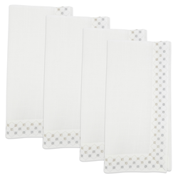 Saro Lifestyle 3204 Metallic Lattice Napkin