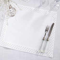 Saro Lifestyle 3204 Metallic Lattice Placemat